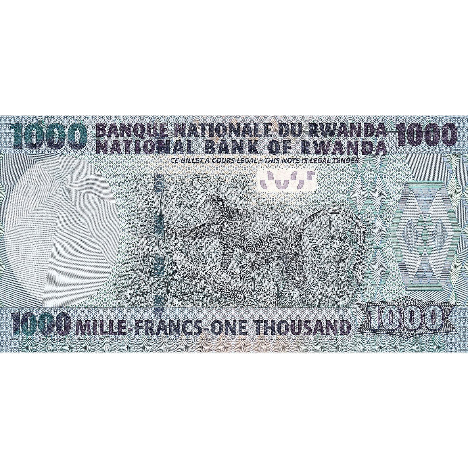 Rwanda, 1000 Francs, 2008, 2008-02-01, UNC(65-70)