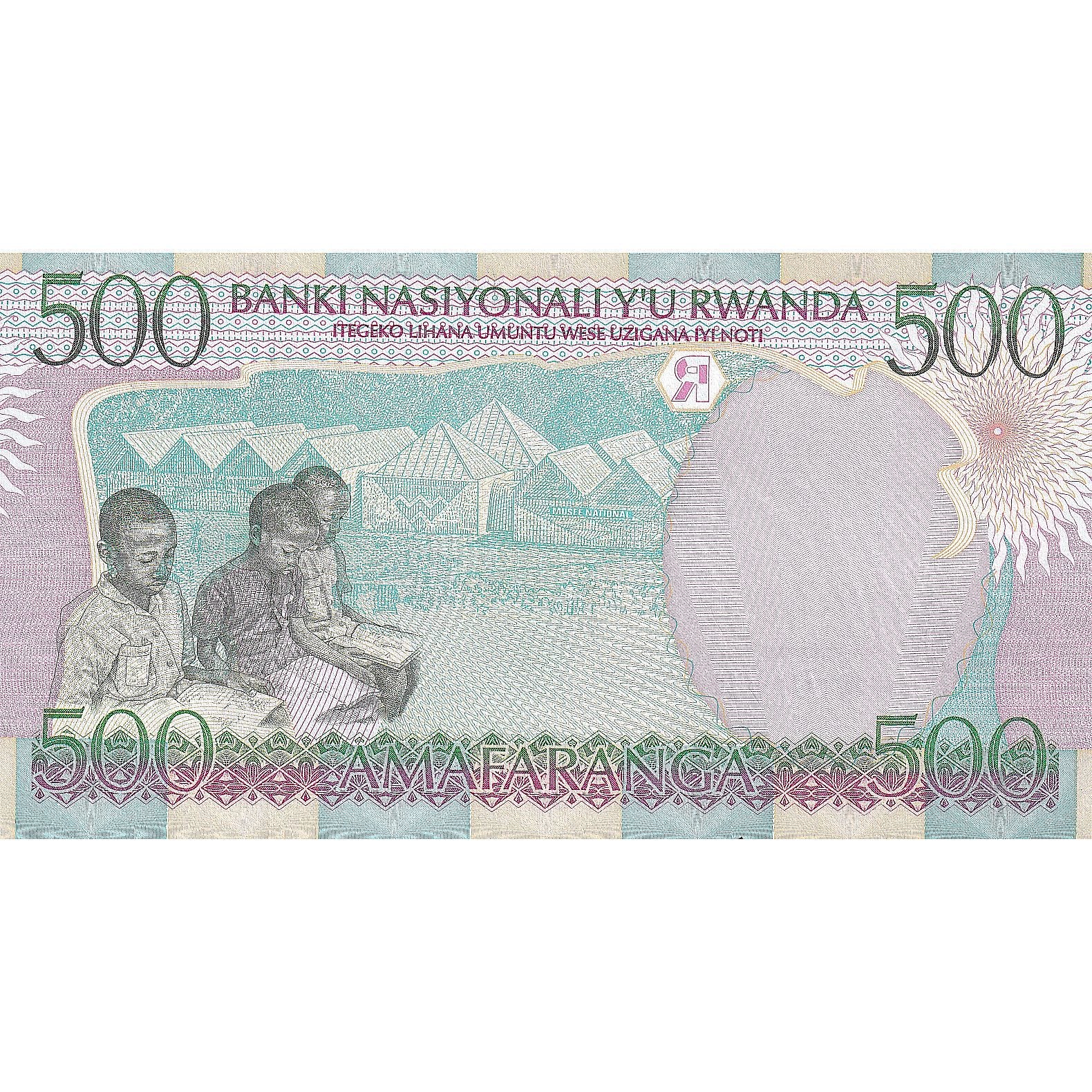 Rwanda, 500 Francs, 1998, 1998-12-01, KM:26a, UNC(65-70)