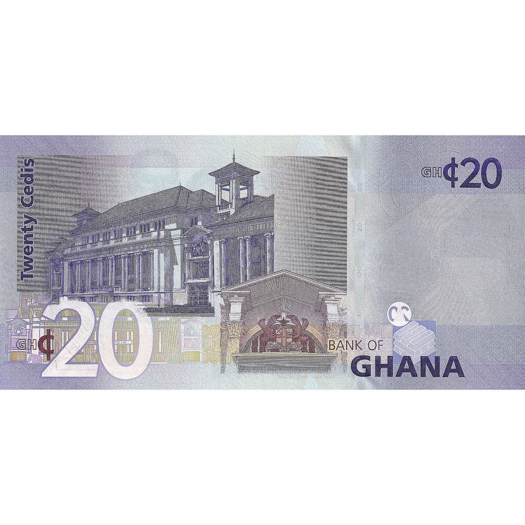 Ghana, 20 Cedis, 2007-07-01, UNC(65-70)