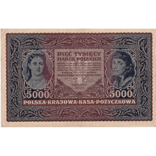 Poland, 5000 Marek, 1920, 1920-02-07, KM:31, EF(40-45)