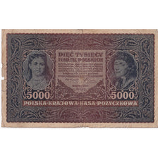 Poland, 5000 Marek, 1920, 1920-02-07, KM:31, VG(8-10)