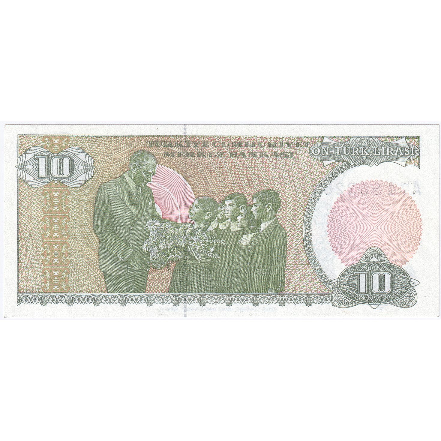 Turkey, 10 Lira, 1970, KM:192, UNC(65-70)