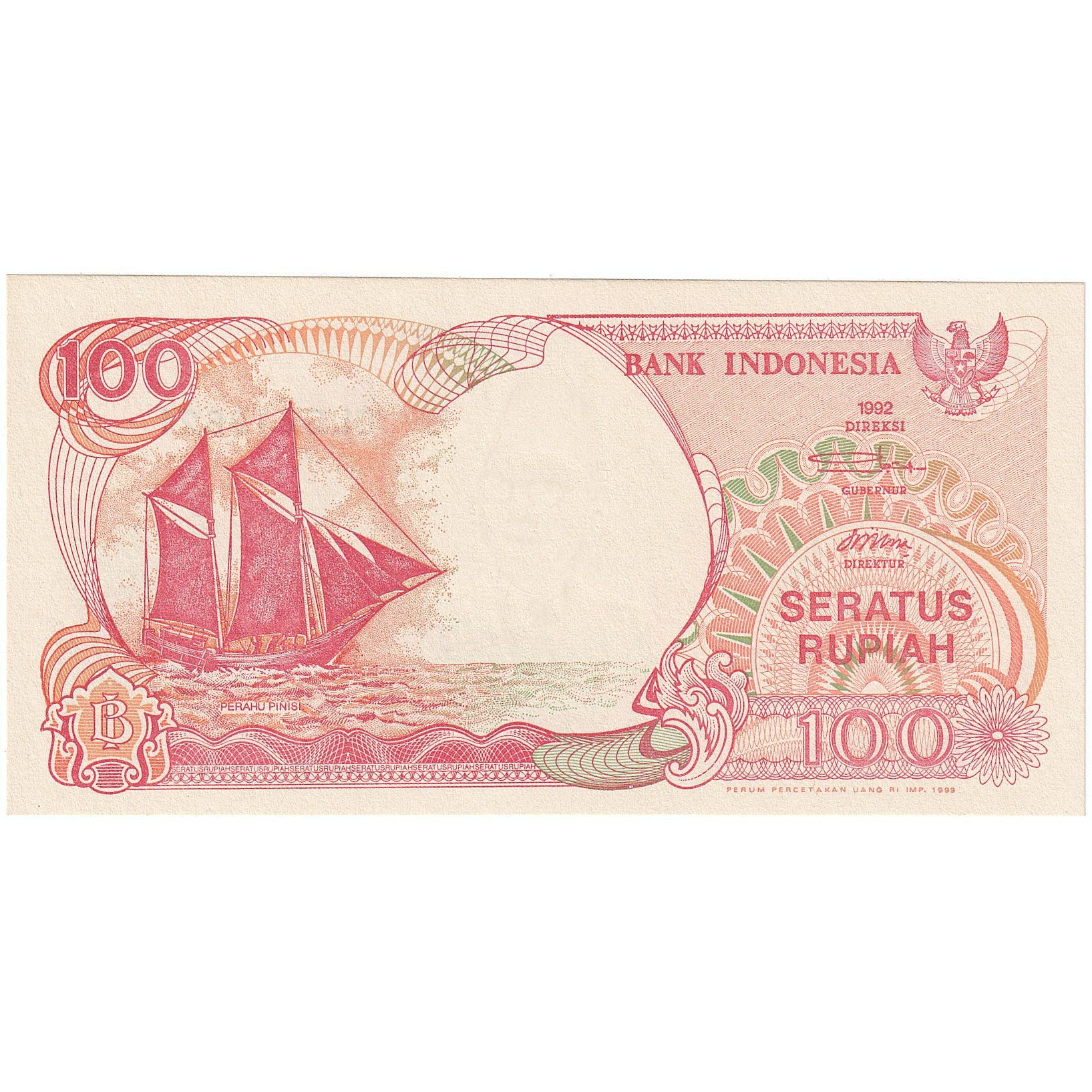 Indonesia, 100 Rupiah, 1992, KM:127g, UNC(65-70)