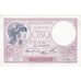 Frankrijk, 5 Francs, Violet, 1939, C.62282, SUP, Fayette:04.08, KM:83