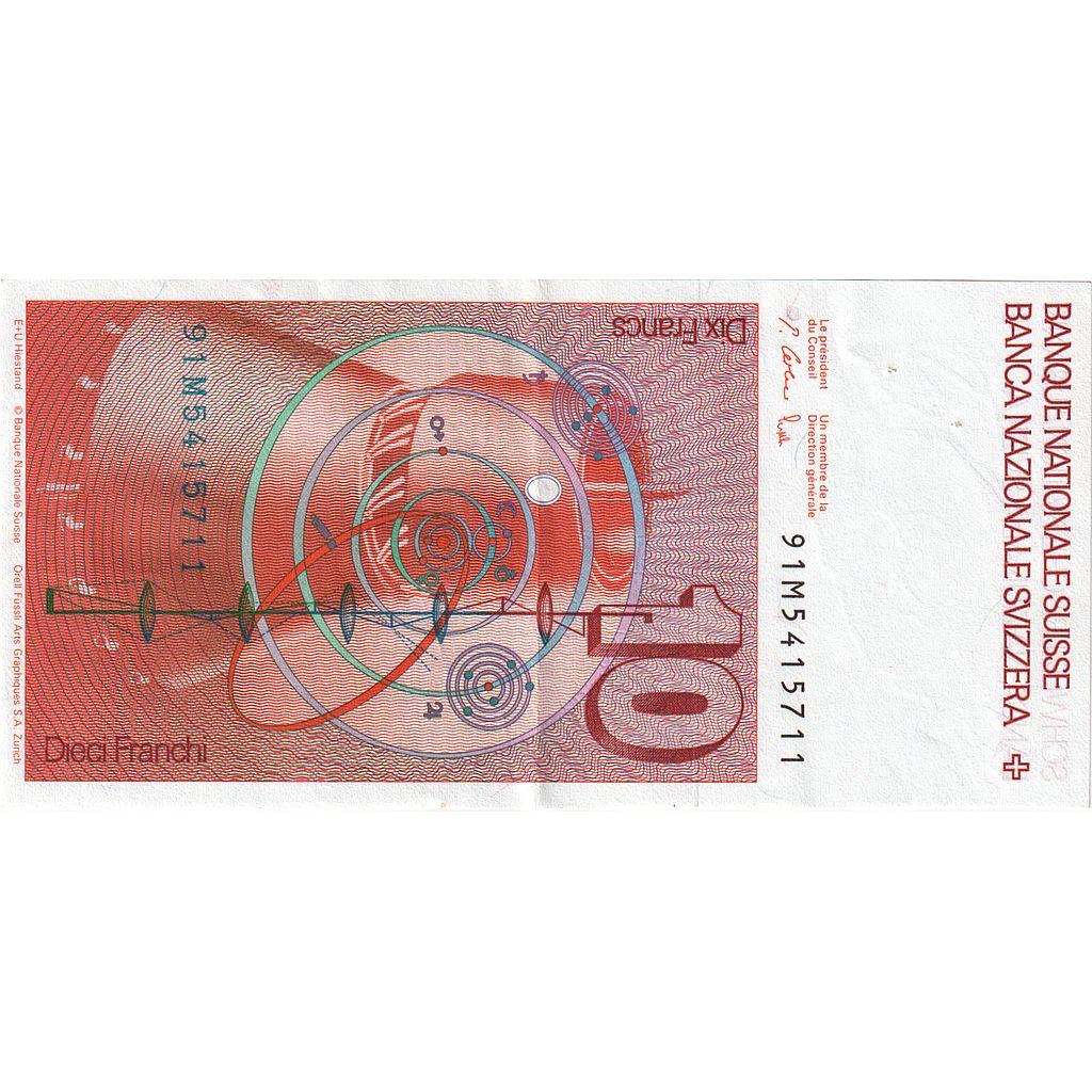 Schweiz, 10 Franken, 1987, KM:53g, VZ