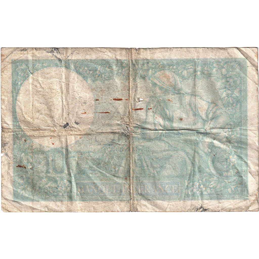 Francia, 10 Francs, Minerve, 1941, A.85304, MB, Fayette:07.30, KM:84