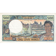 French Pacific Territories, 500 Francs, 1990, KM:1a, AU(55-58)