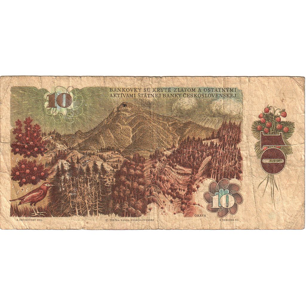 Tschechoslowakei, 10 Korun, 1986, KM:94, SGE