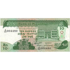 Mauritius, 10 Rupees, Undated (1985), Undated (1985), KM:35a, UNC(65-70)