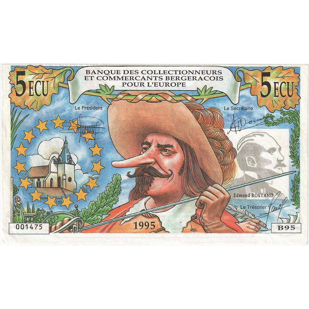 France, 5 Ecu, 1995, B95, UNC(65-70)