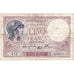 Francia, 5 Francs, Violet, 1939, Q.64017, BC+, Fayette:4.11, KM:83