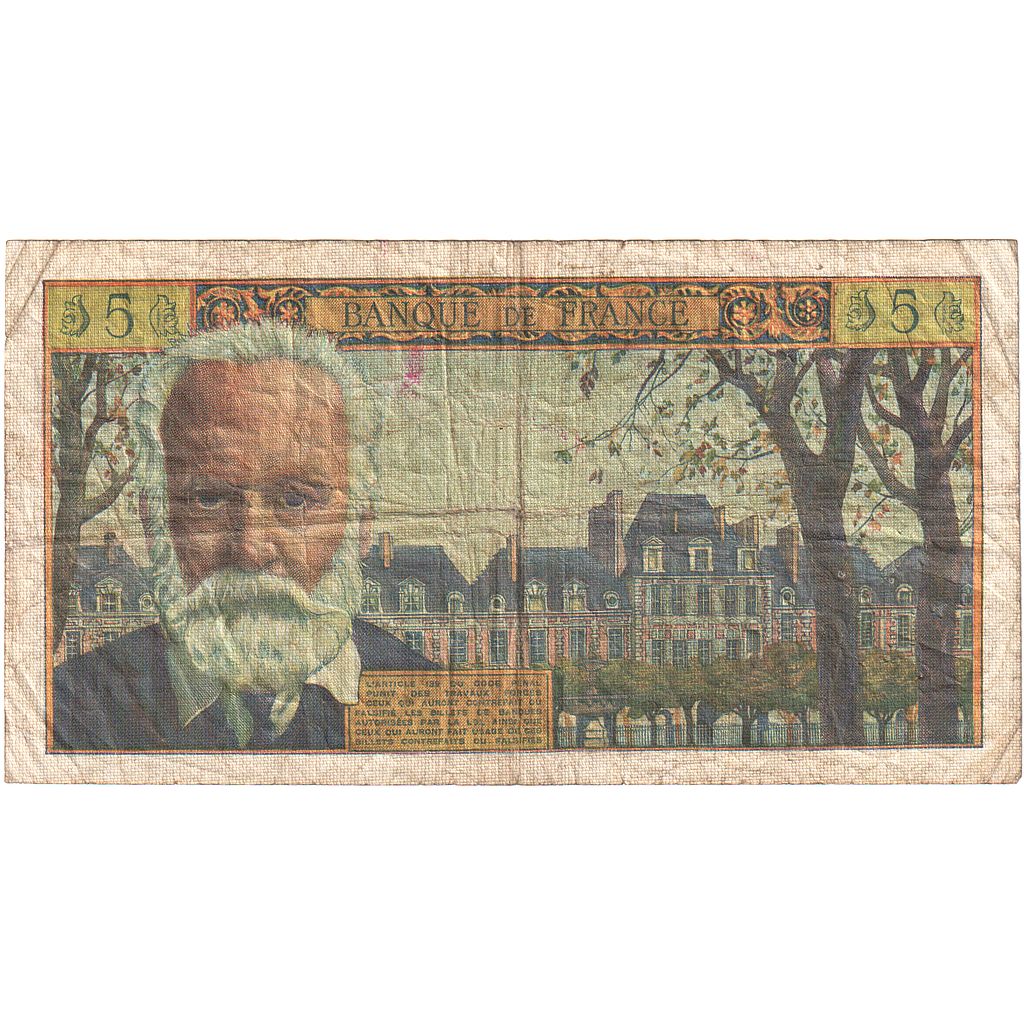 Francia, 5 Nouveaux Francs, 1960, A.34, MB, Fayette:56.5, KM:141a