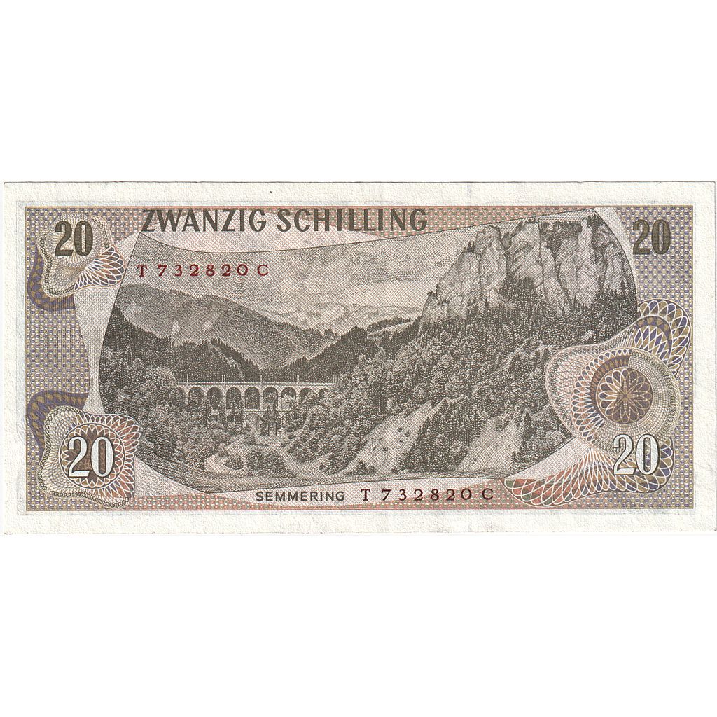Austria, 20 Schilling, 1967, 1967-07-02, KM:142a, AU(55-58)