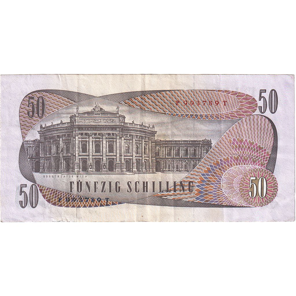 Austria, 50 Schilling, 1970, 1970-01-02, KM:143a, EF(40-45)
