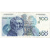 België, 500 Francs, Undated (1982-94), KM:143a, TTB