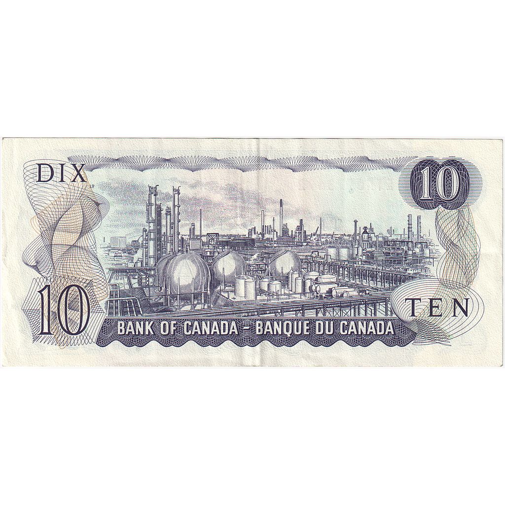 Canada, 10 Dollars, 1971, Undated (1971), KM:88d, BB