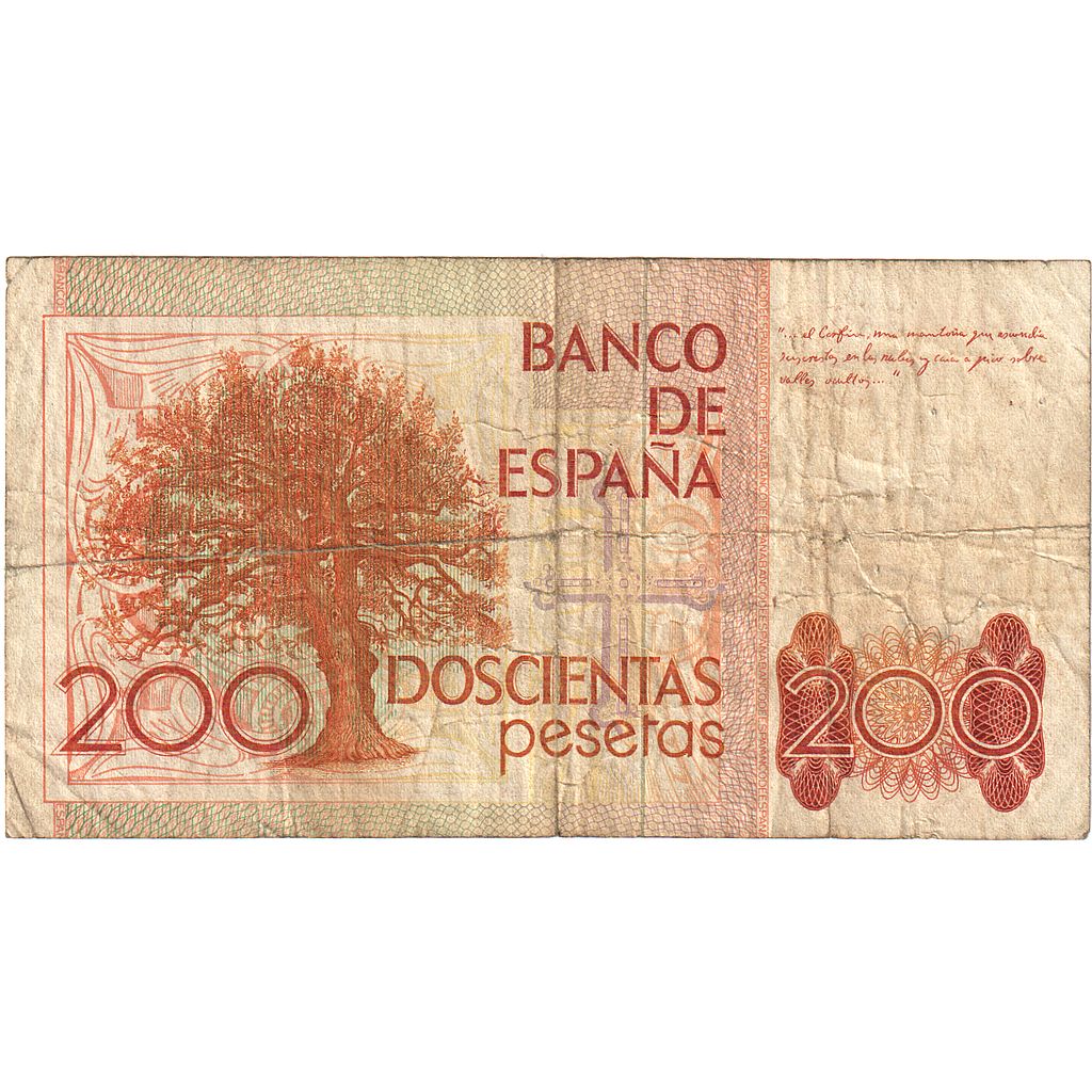 Spanje, 200 Pesetas, 1980-09-16, KM:156, TB