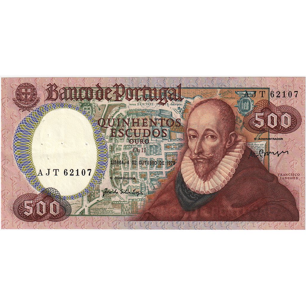 Portugal, 500 Escudos, 1979, 1979-10-04, KM:177a, AU(50-53)