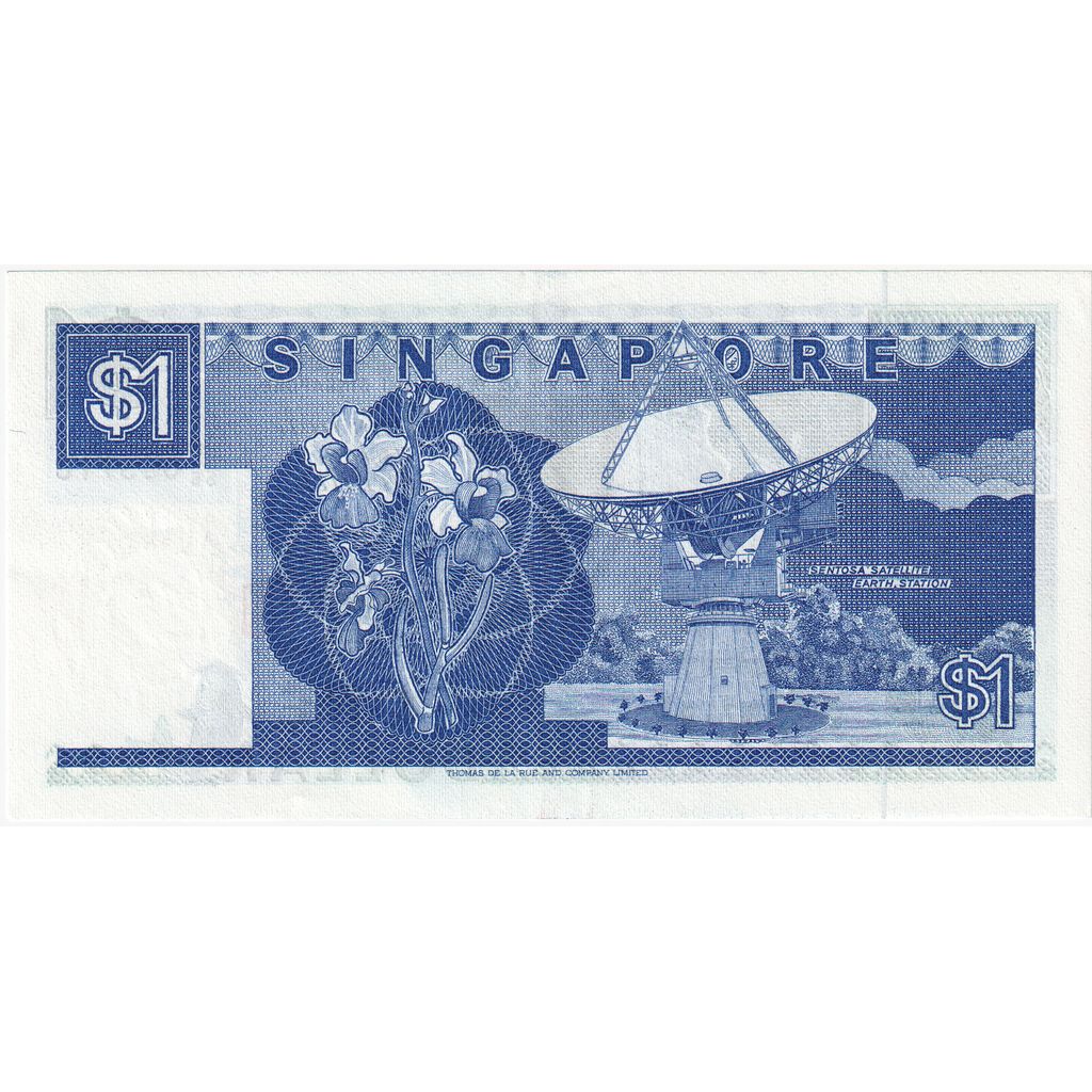 Singapore, 1 Dollar, Undated (1987), KM:18a, UNC(60-62)