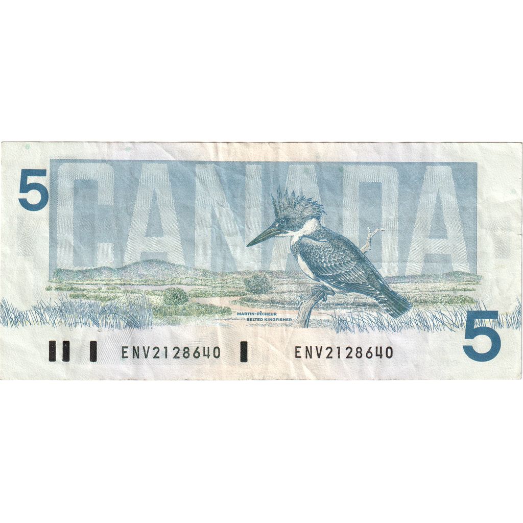Canada, 5 Dollars, 1986, KM:95a2, BB