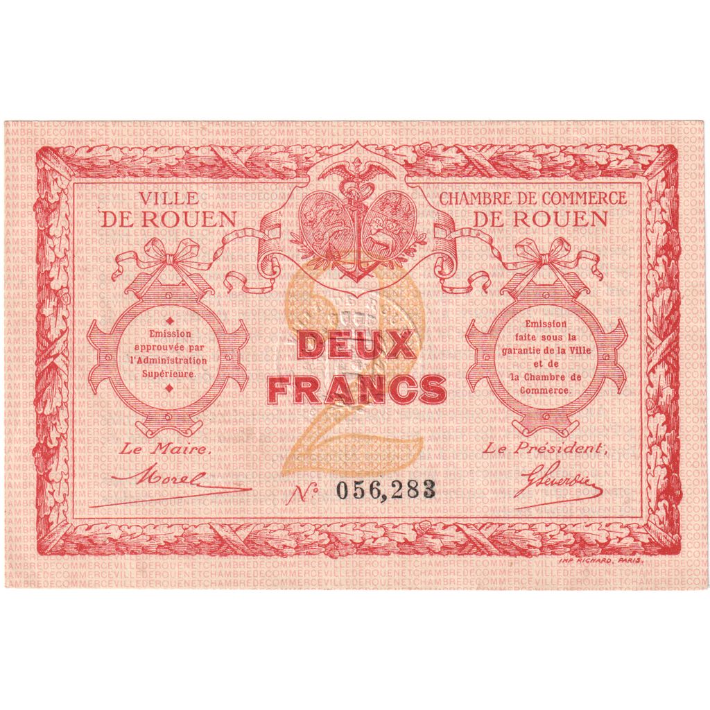 Francja, 2 Francs, 1920, 056.285, EF(40-45)