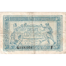 France, 50 Centimes, 1917, Q.938.618, VF(20-25), Fayette:VF01.06