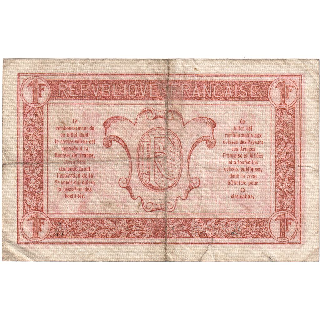 France, 1 Franc, 1917, O.723.632, VF(30-35)