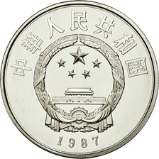 Coin, CHINA, PEOPLE'S REPUBLIC, 5 Yüan, 1987, MS(65-70), Silver, KM:174