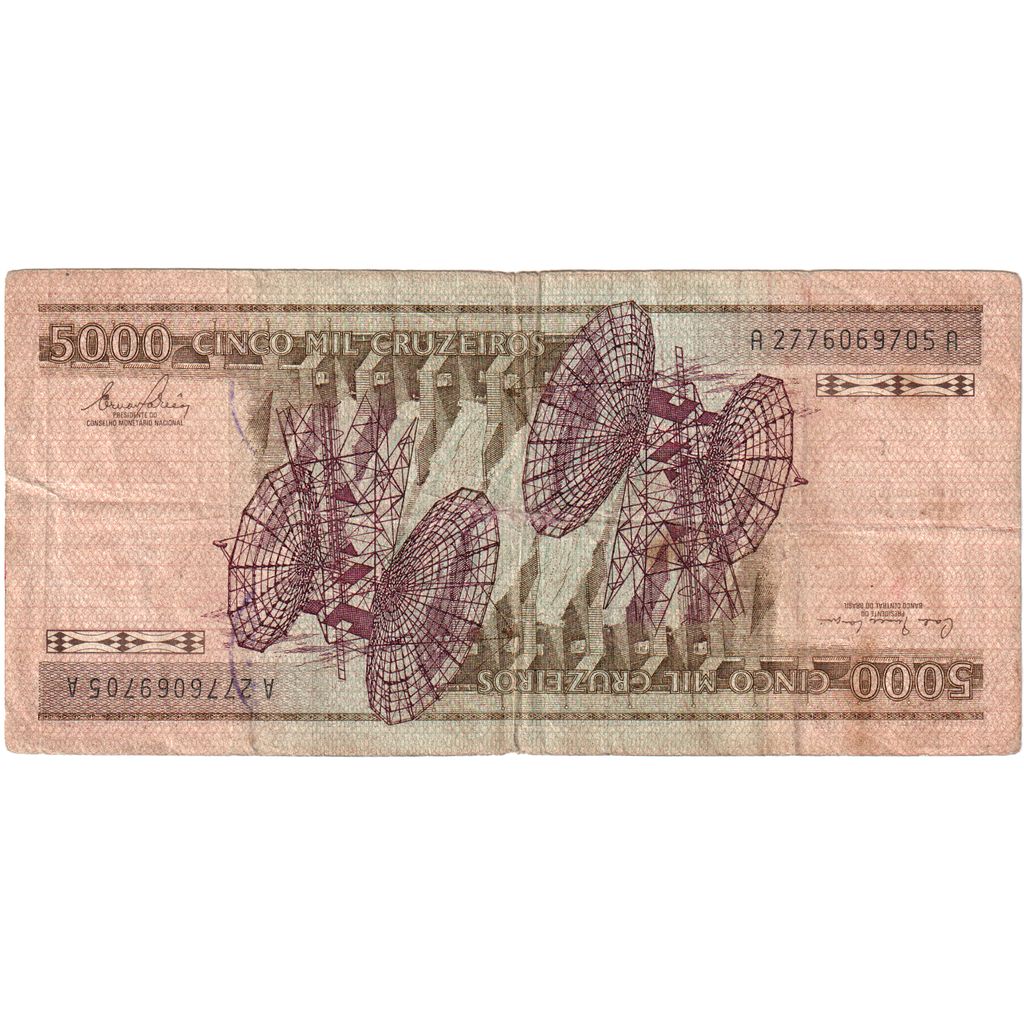 Brasilien, 5000 Cruzeiros, SGE