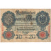 Alemanha, 20 Mark, 1910, 1910-04-21, KM:40b, VF(20-25)