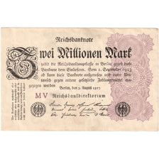 Germany, 2 Millionen Mark, 1923, 1923-08-09, KM:104b, EF(40-45)