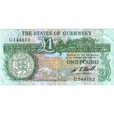 Guernsey, 1 Pound, Undated (1991), KM:48a, EF(40-45)
