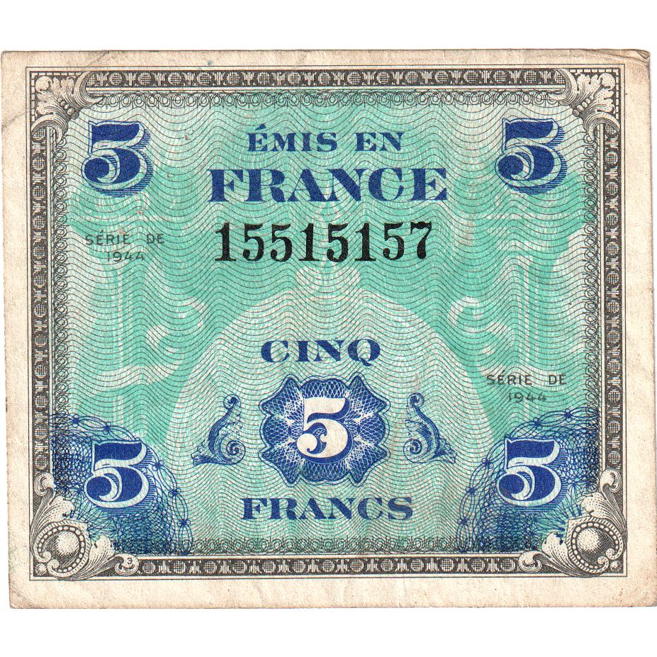 France, 5 Francs, 15515157, VF(20-25)