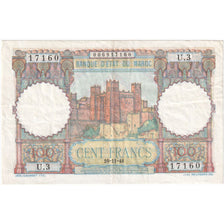 Maroko, 100 Francs, 1948-11-10, EF(40-45)