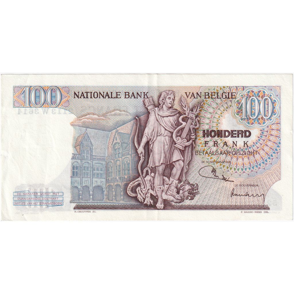 Belgio, 100 Francs, 1974-03-22, BB