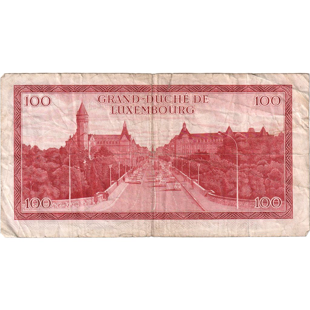 Luxembourg, 100 Francs, 1970-07-15, VF(20-25)