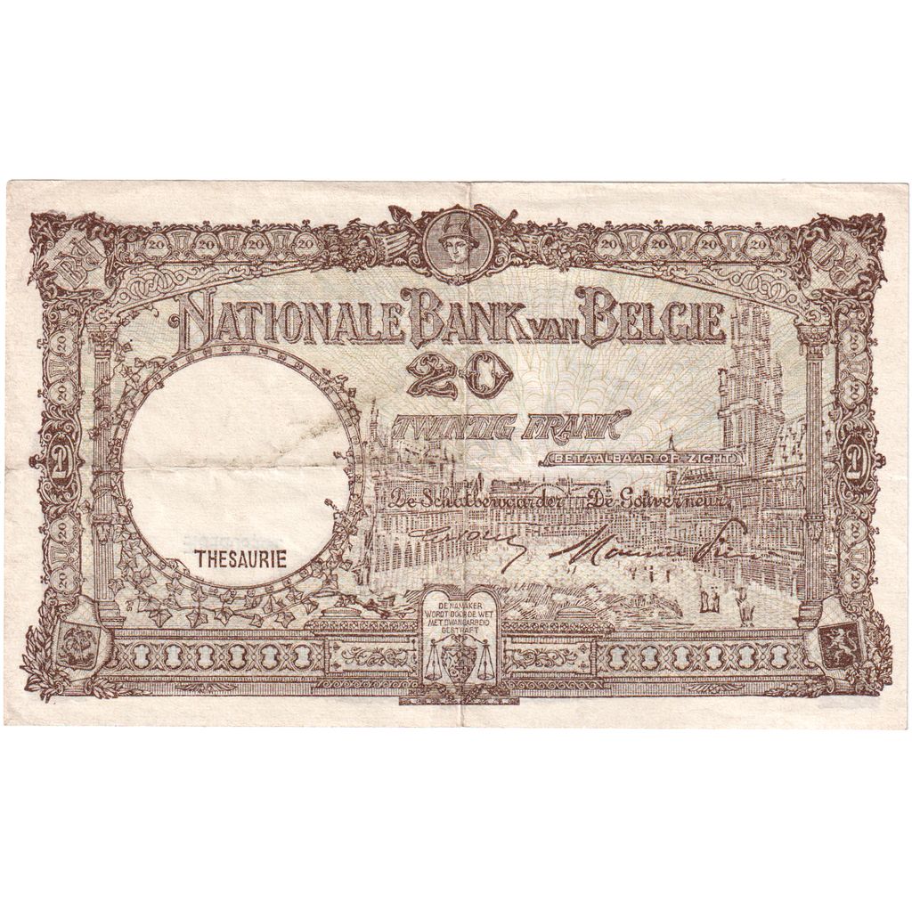 Belgien, 20 Francs, 1948-09-01, SS