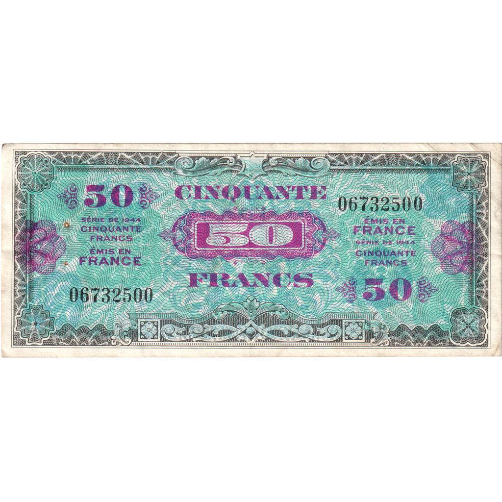 France, 50 Francs, 06732500, VF(30-35)