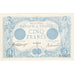 France, 5 Francs, Bleu, 1916-02-21, R.10457, UNC(63)