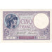 Frankrijk, 5 Francs, Violet, 1918-07-25, B.2953, SUP