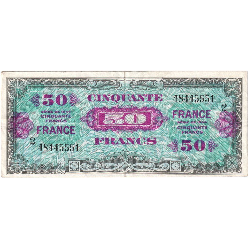 France, 50 Francs, 48445551, EF(40-45)