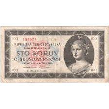 Tsjecho-Slowakije, 100 Korun, 1945-05-16, TB