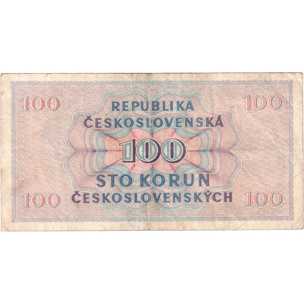 Tsjecho-Slowakije, 100 Korun, 1945-05-16, TB