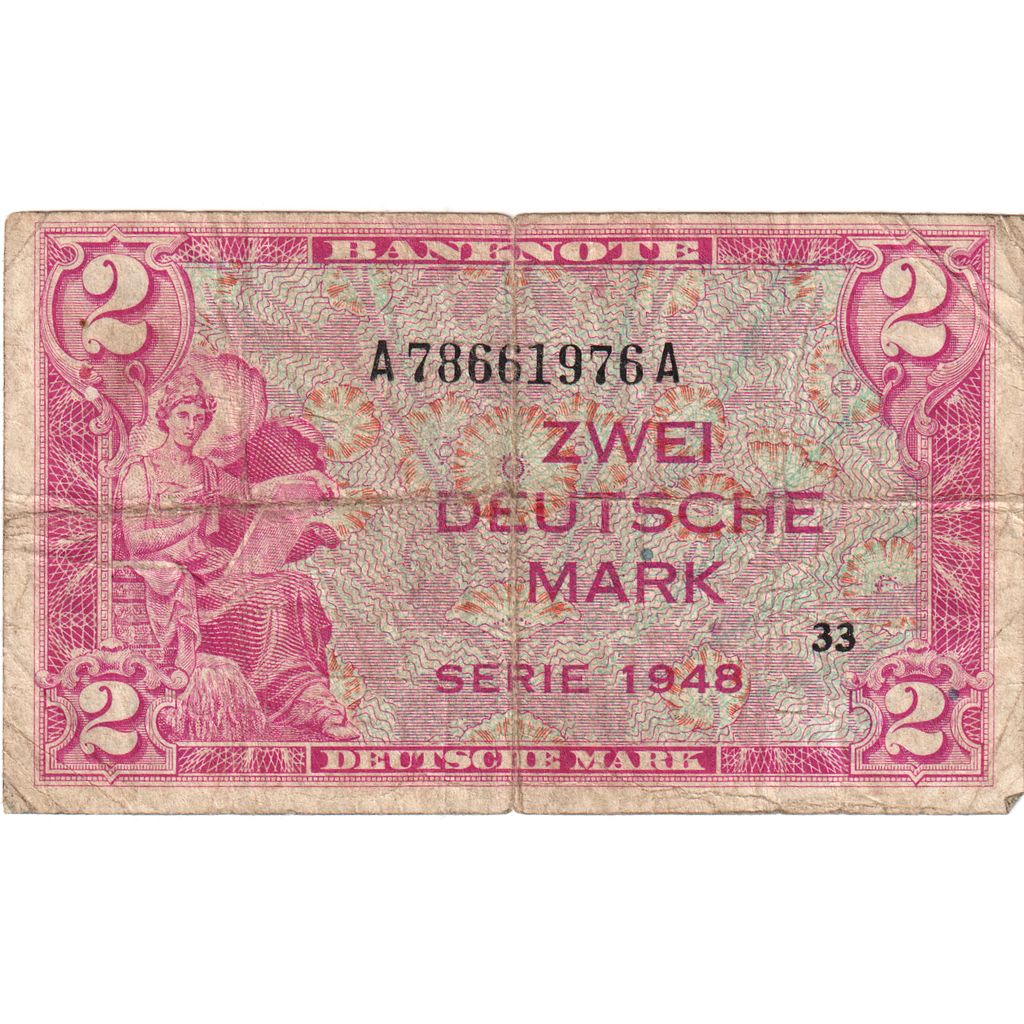ALEMANIA - REPÚBLICA FEDERAL, 2 Deutsche Mark, RC