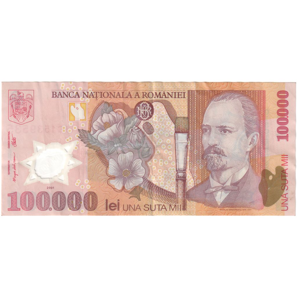 Rumanía, 100,000 Lei, MBC+