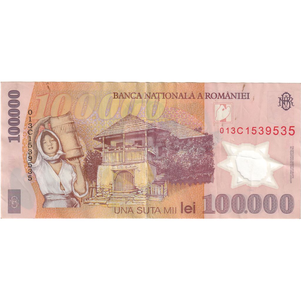 Rumanía, 100,000 Lei, MBC+