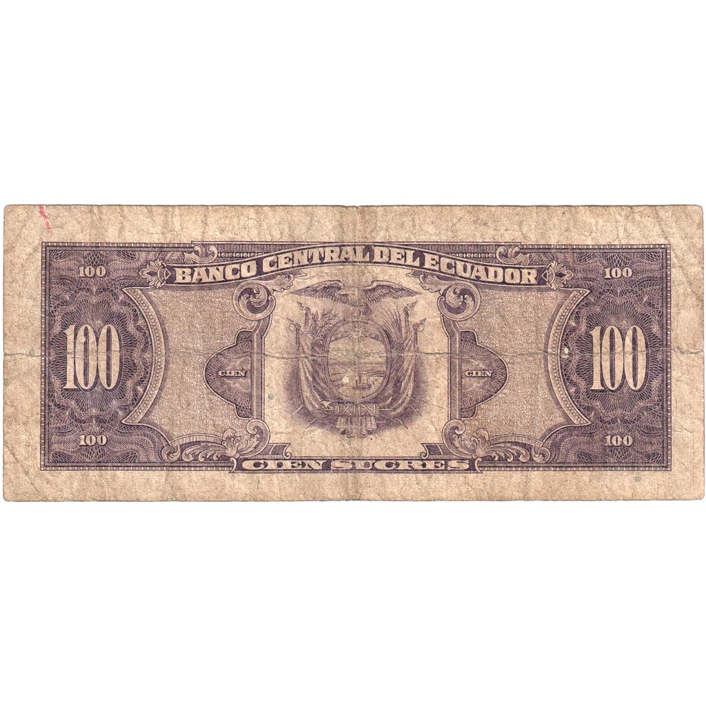 Ecuador, 100 Sucres, 1990-04-20, RC
