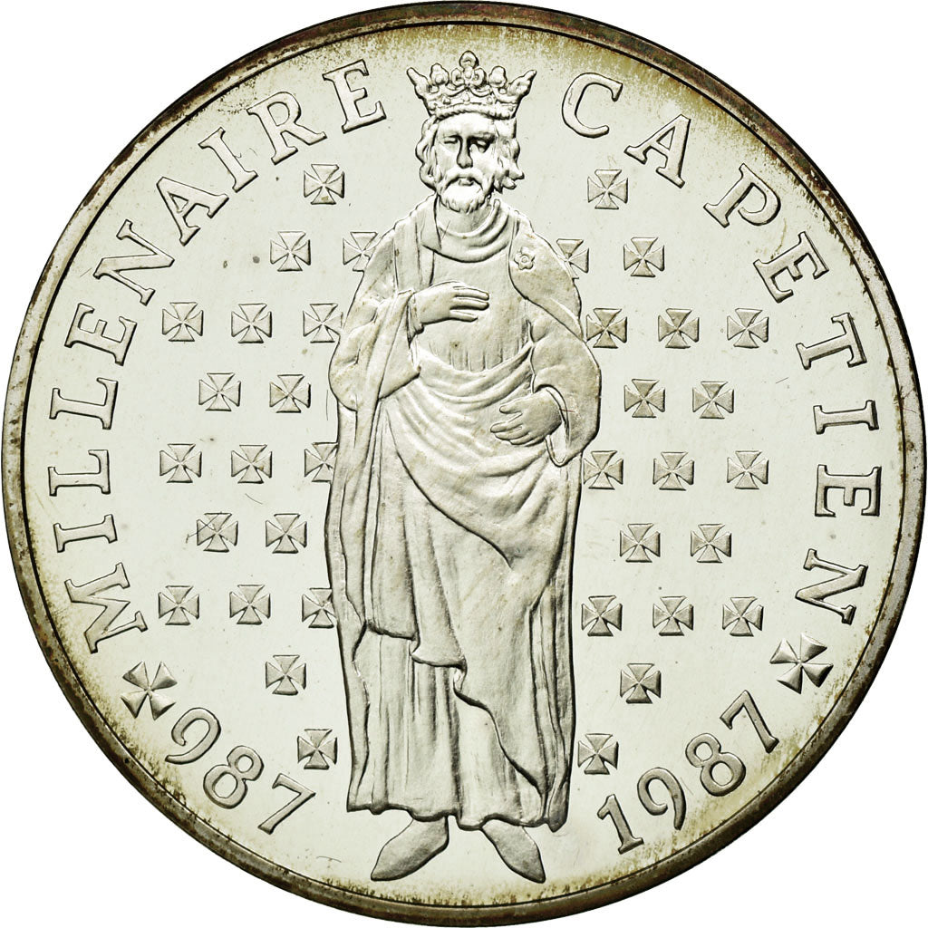 Coin, France, 10 Francs, 1987, MS(65-70), Silver, KM:961a, Gadoury:820