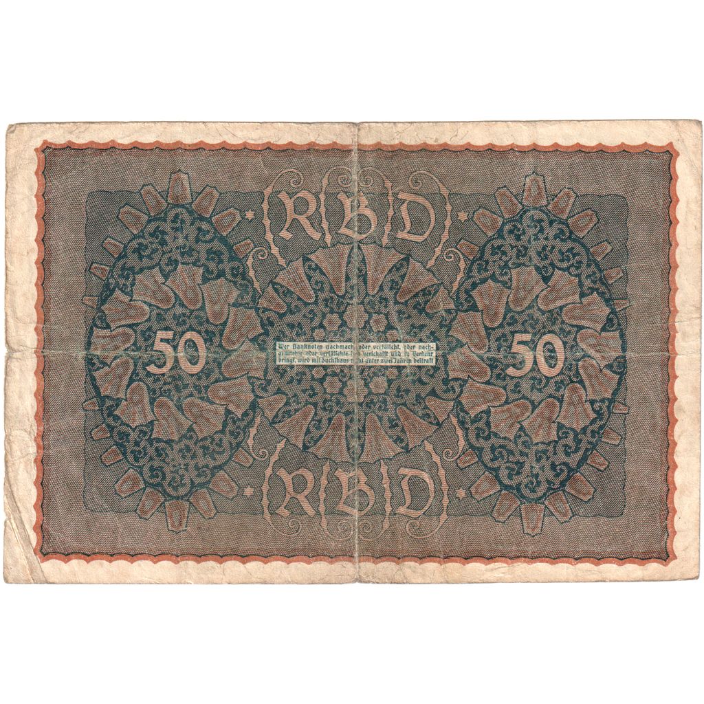 Germany, 50 Mark, 1919-06-24, VF(20-25)