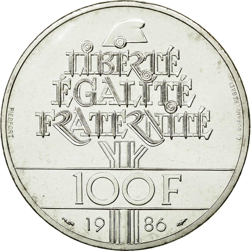 Moneta, Francia, 100 Francs, 1986, SPL, Argento, KM:P972, Gadoury:901p